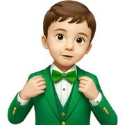 Stylish Leprechaun sticker