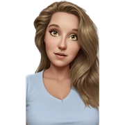 realistic portrait of a girl sticker