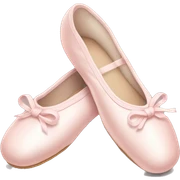 Pale pink ballet shoes sticker