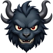 Beast dark sticker
