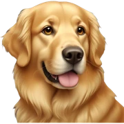 Golden retriever autumn  sticker