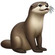 Loutre sticker