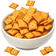 Bowl of Cheez-Its sticker
