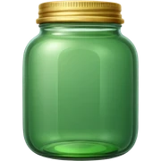 green jar  sticker