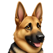 German shepherd  sticker