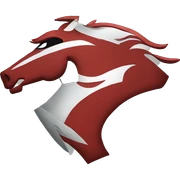 mustang logo sticker