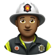 Bald firefighter  sticker