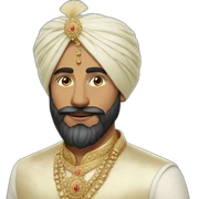indian groom fair look less beard sticker