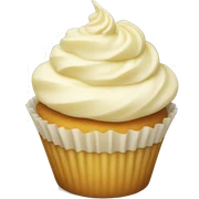 vanilla cupcake sticker