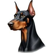 Doberman sticker