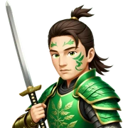 Emerald Samurai sticker