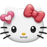 hello kitty heart sticker