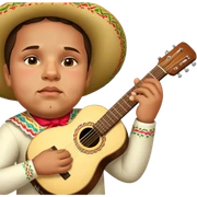 Mariachi Guitarist sticker