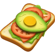 Avocado toast sticker