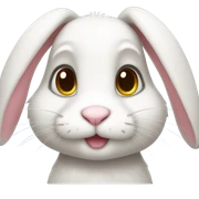 Cute rabbit  sticker