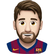 Messi football sticker
