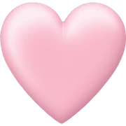 Pastel heart pink sticker