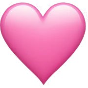 Pink heart  sticker