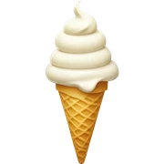 Vanilla Ice cream sticker