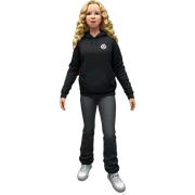 blonde girl indoors in sneakers sticker