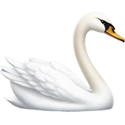 Swan sticker