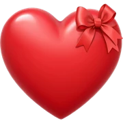 red heart sticker