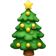 Cute Christmas tree sticker