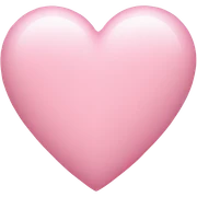 Light pink heart sticker