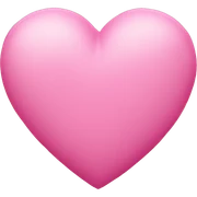 pink heart sticker