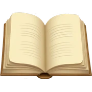 Cream colored book sticker