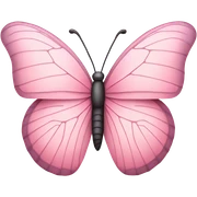 light pink butterfly sticker