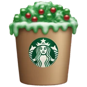  Christmas festive Starbucks drink  sticker