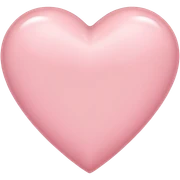 Light pink heart sticker