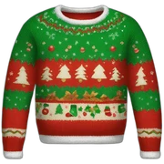 ugly christmas sweater sticker