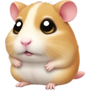 sad coquette hamster sticker