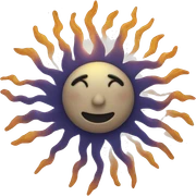 Sun  sticker