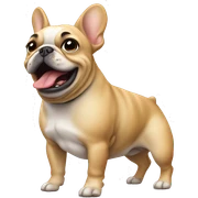farting frenchie sticker