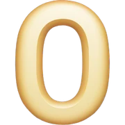 Letter O sticker