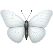 White Butterfly sticker