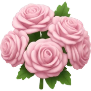 Light pink bouquet  sticker