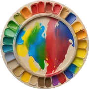 Paint palette  sticker