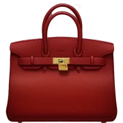 dark red birkin sticker