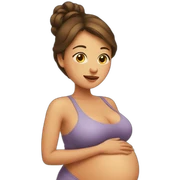 pregnant sticker