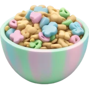 Pastel bowl full of Lucky charms  sticker
