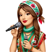 Colorful Singer sticker