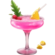 Table cocktail pink decoration fairy sticker