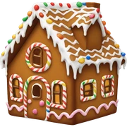 Gingerbread house sticker