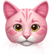 pretty pink cat sticker