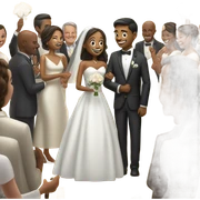 Wedding 
 sticker