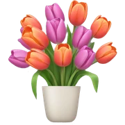 Tulip bouquet  sticker